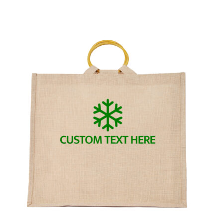 Juco Gift Tote with Cane Handles – Christmas Hampers Bag